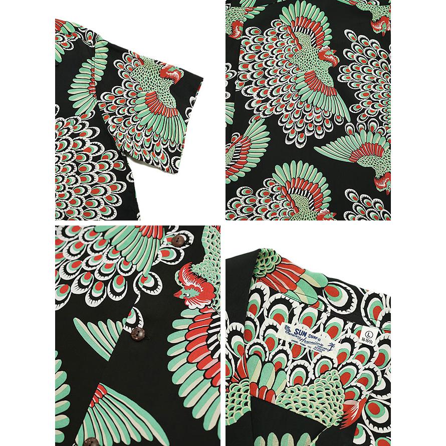 サンサーフ　SUN SURF　SS39428　半袖アロハシャツ　S/S HAWAIIAN SHIRT　[ PEACOCK ]　ハワイアンシャツ　アメカジ　メンズ | SUN SURF | 02