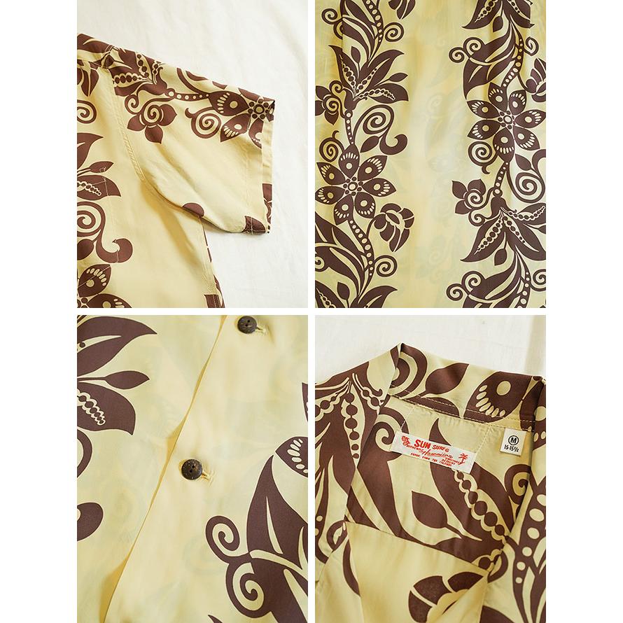 サンサーフ　SUN SURF　SS39616　半袖アロハシャツ　S/S HAWAIIAN SHIRT　[ PICTOGRAPH FLOWER ]　ハワイアンシャツ　アメカジ　メンズ | SUN SURF | 04