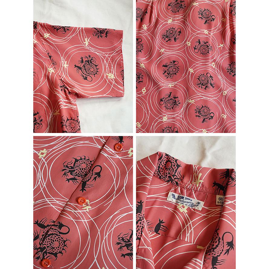 サンサーフ　SUN SURF　SS39617　半袖アロハシャツ　S/S HAWAIIAN SHIRT　[ DRAGON GRID ]　ハワイアンシャツ　アメカジ　メンズ | SUN SURF | 02