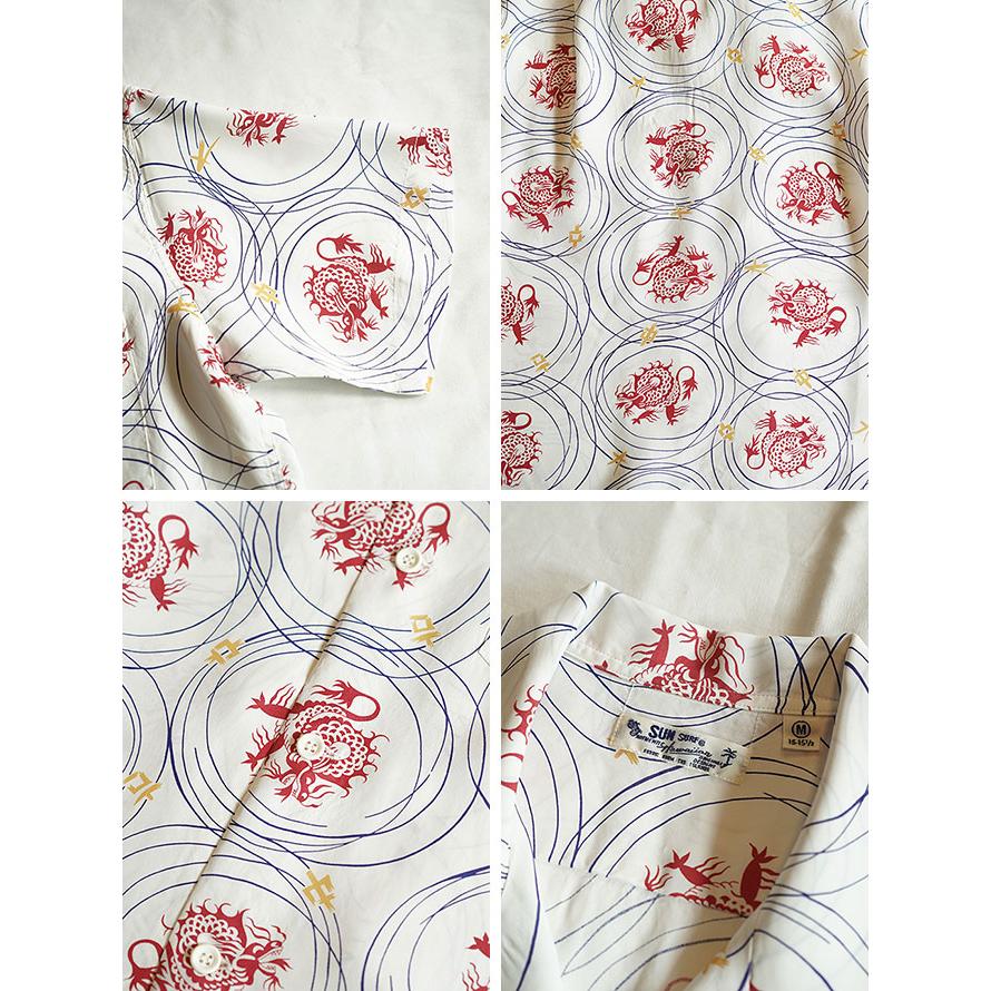 サンサーフ　SUN SURF　SS39617　半袖アロハシャツ　S/S HAWAIIAN SHIRT　[ DRAGON GRID ]　ハワイアンシャツ　アメカジ　メンズ | SUN SURF | 04