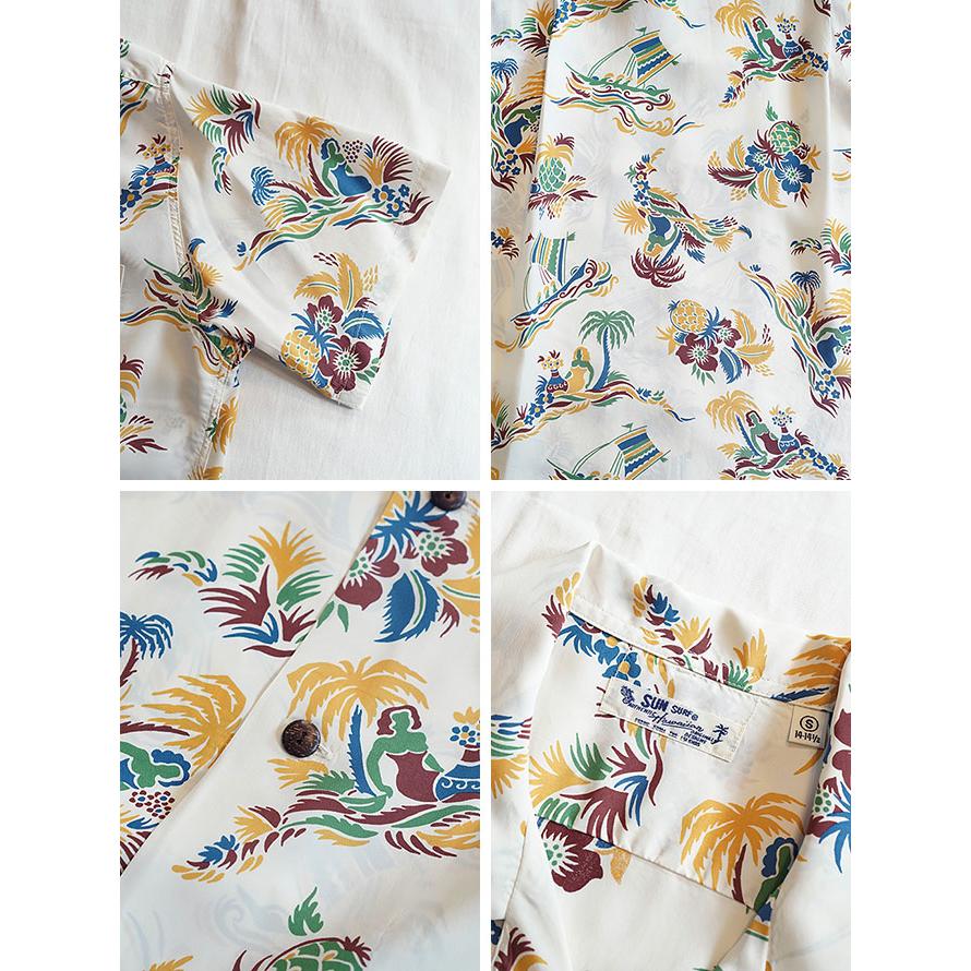 サンサーフ　SUN SURF　SS39620　半袖アロハシャツ　S/S HAWAIIAN SHIRT　[ ISLAND TRIP ]　ハワイアンシャツ　アメカジ　メンズ | SUN SURF | 04