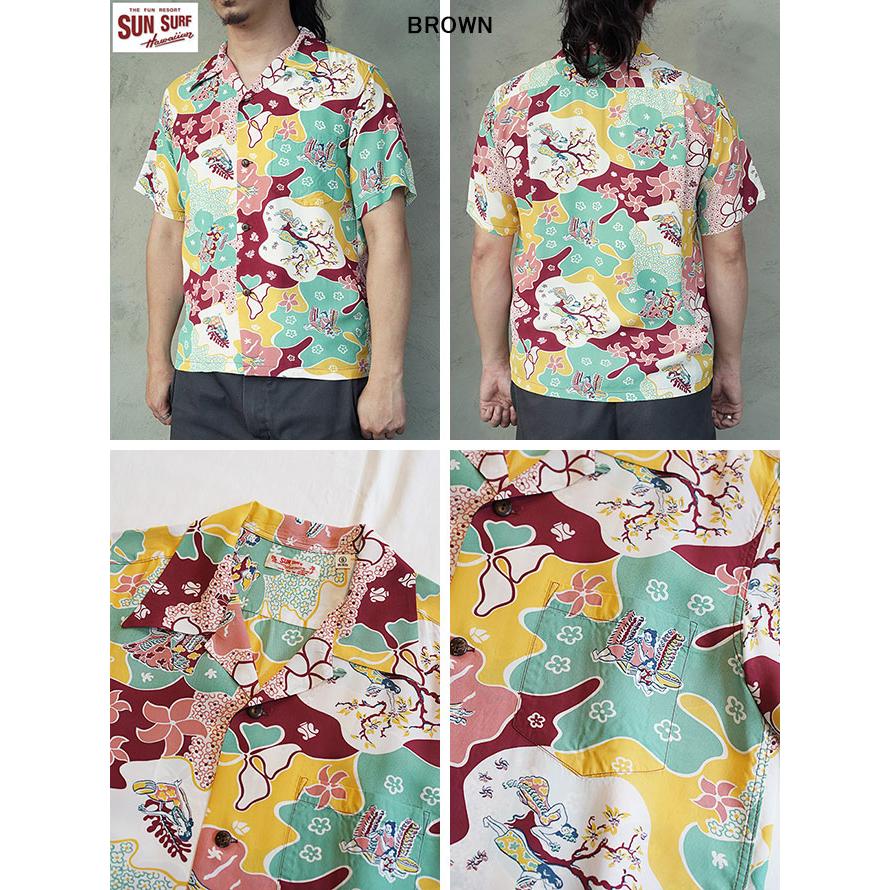 サンサーフ　SUN SURF　SS39624　半袖アロハシャツ　S/S HAWAIIAN SHIRT　[ PARADISE HULA ]　ハワイアンシャツ　アメカジ　メンズ | SUN SURF | 03