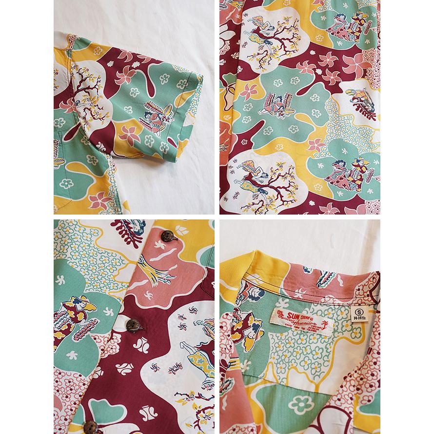 サンサーフ　SUN SURF　SS39624　半袖アロハシャツ　S/S HAWAIIAN SHIRT　[ PARADISE HULA ]　ハワイアンシャツ　アメカジ　メンズ | SUN SURF | 04