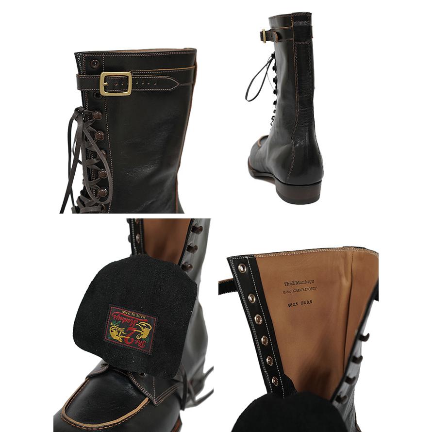 ザ・ツーモンキーズ　The 2 Monkeys　TM12953　グラン スポルティフ　[ Grand Sportif ] [ Horse Front Black ]　JELADO　ワークブーツ | JELADO | 03