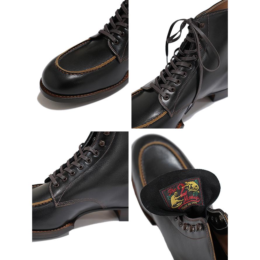 The 2 Monkeys（ザ・ツーモンキーズ） 　TM72924 モックトゥブーツ　 Sportif   French calf Black TM72924　 JELADO（ジェラード）   ワークブーツ   アメカ… | JELADO | 02