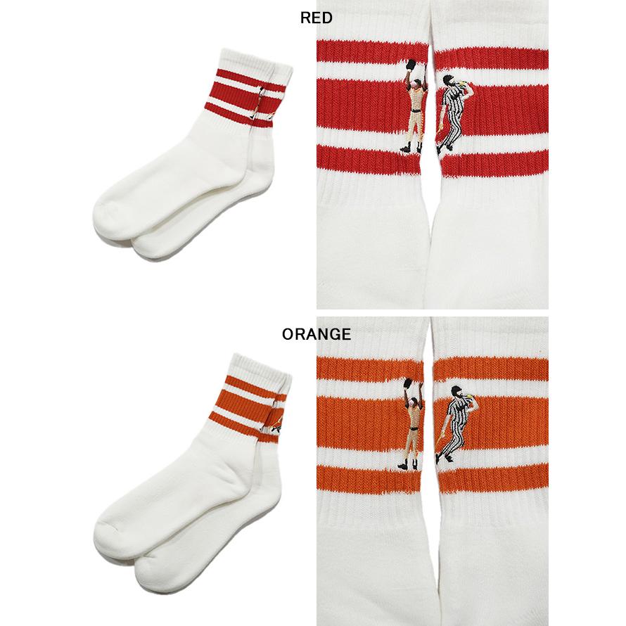 TONNY SOCKS x Decka（トニーソックス x デッカ） Embroidery Skater Socks  Baseball   Made In Japan   Socks   ソックス |  | 01