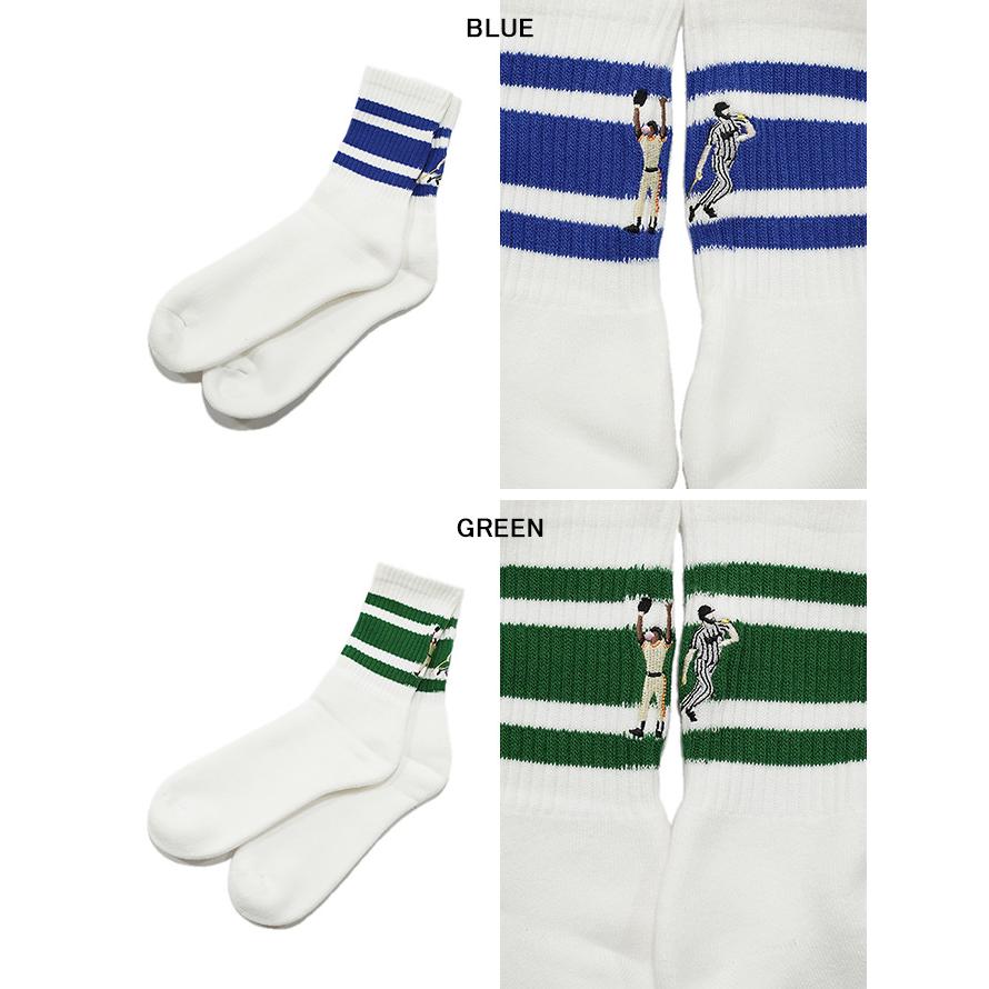 TONNY SOCKS x Decka（トニーソックス x デッカ） Embroidery Skater Socks  Baseball   Made In Japan   Socks   ソックス |  | 02