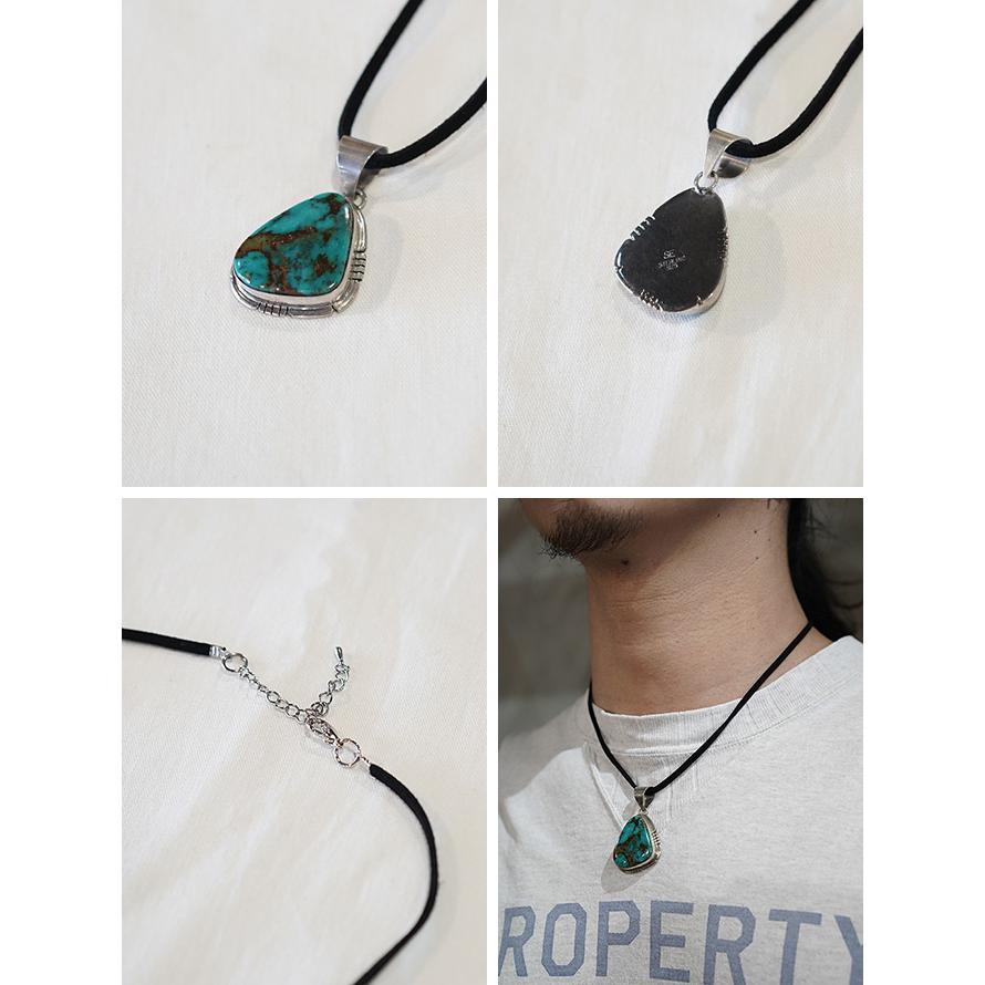 インディアン ジュエリー　Indian Jewelry　TP-1　ターコイズペンダント [ Turquois Pendant ] NAVAJOの画像