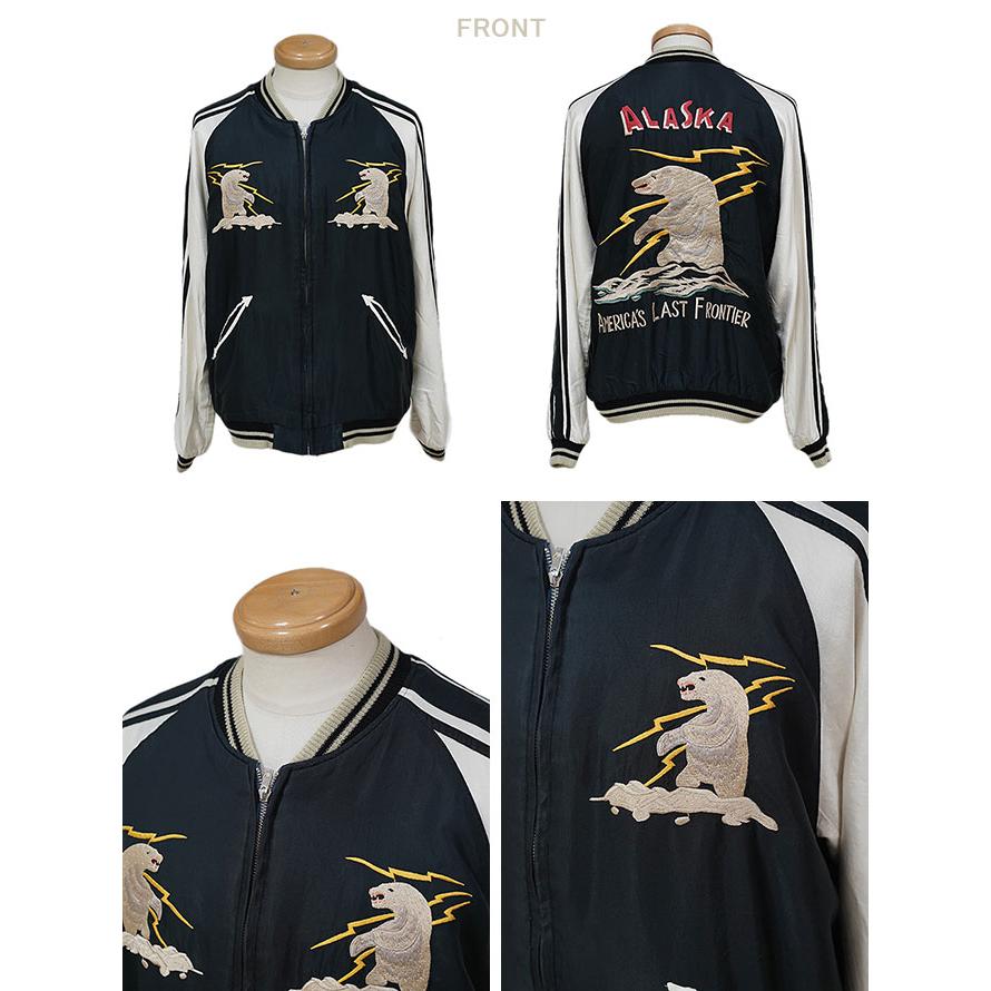 テーラー東洋　TAILOR TOYO　TT15492　アセテートスカジャンエイジングモデル　 ACETATE SOUVENIR JACKET　POLAR BEAR × MOOSE　スカジャン　アメカジ | TAILOR TOYO | 01