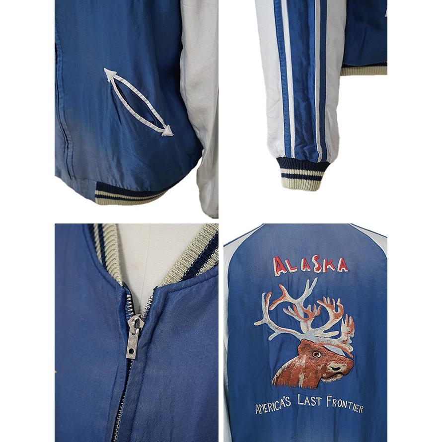 テーラー東洋　TAILOR TOYO　TT15492　アセテートスカジャンエイジングモデル　 ACETATE SOUVENIR JACKET　POLAR BEAR × MOOSE　スカジャン　アメカジ | TAILOR TOYO | 04