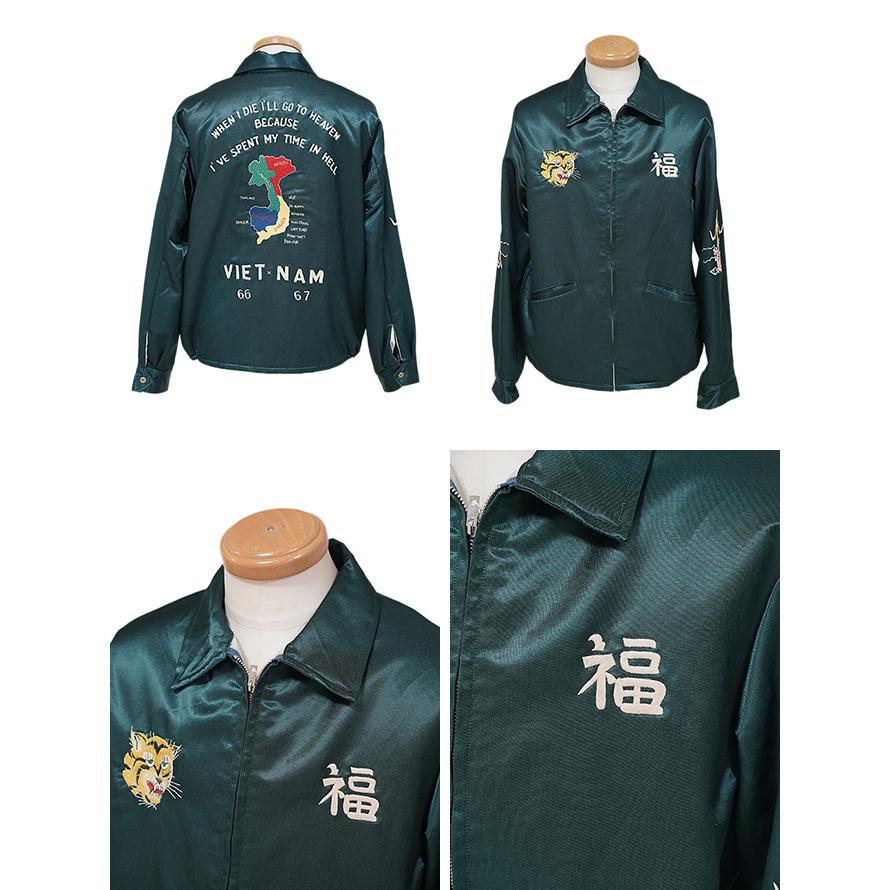 テーラー東洋　TAILOR TOYO　TT15798　サテンベトジャン [ Mid 1960s Style Satin Vietnam Jacket ] [ VIET-NAM MAP ]　スカジャン　アメカジ　メン… | TAILOR TOYO | 05