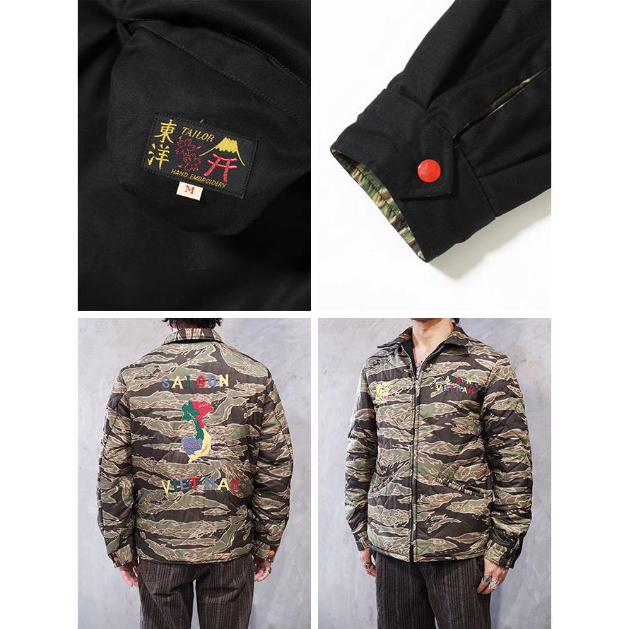 テーラー東洋　TAILOR TOYO　TT15979　リバーシブルベトジャン　REVERSIBLE VIETNAM JACKET　DORAGON x PARACHUTE　スカジャン　アメカジ | TAILOR TOYO | 06