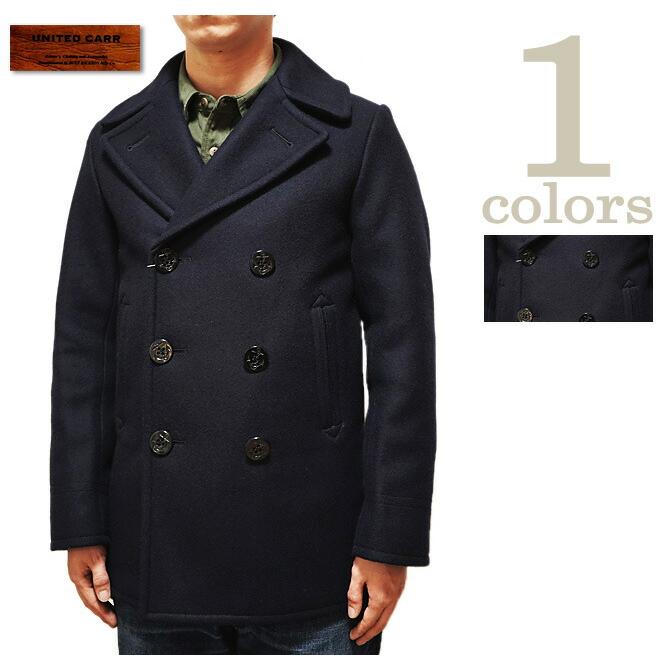UNITED CARR（ユナイテッドカー）by BUZZRICKSON'S 　UC14231　 26oz.  WOOL MELTON P-COAT  メルトンウールPコート   アメカジ   メンズ | 