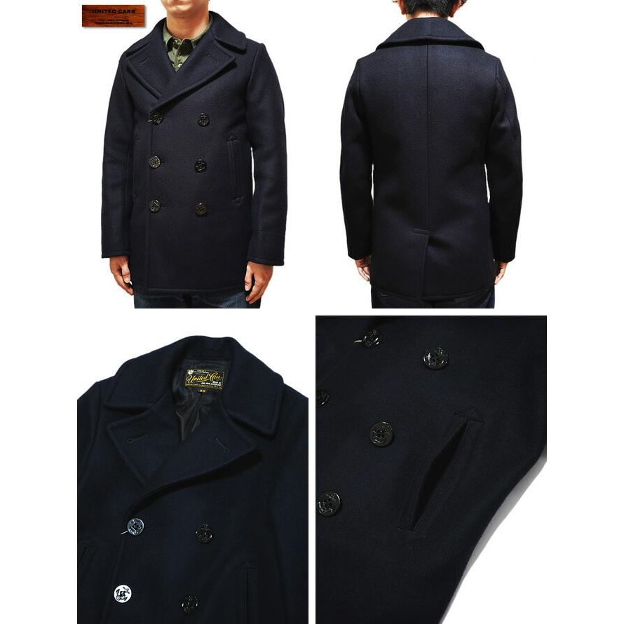 UNITED CARR（ユナイテッドカー）by BUZZRICKSON'S 　UC14231　 26oz.  WOOL MELTON P-COAT  メルトンウールPコート   アメカジ   メンズ |  | 01