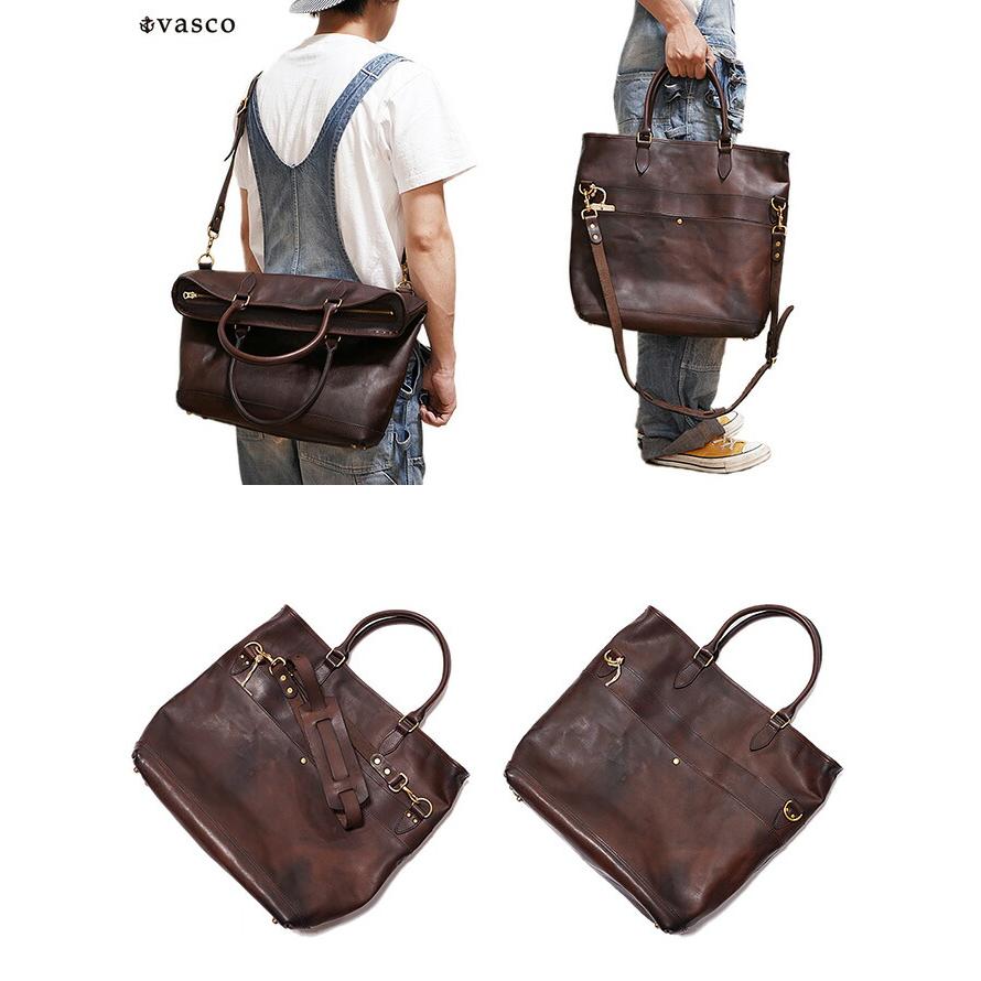 vasco（ヴァスコ） VS-244LS LEATHER NELSON 2WAY BAG BROWN バッグ・鞄 アメカジ メンズ_1