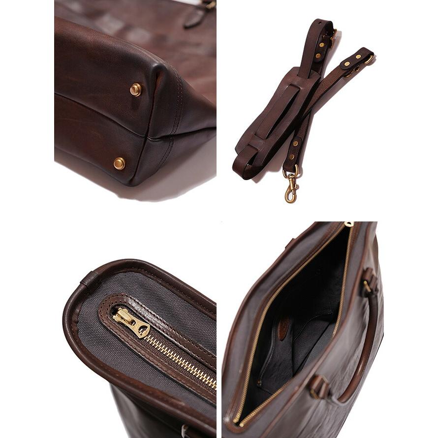 vasco（ヴァスコ） VS-244LS LEATHER NELSON 2WAY BAG BROWN バッグ・鞄 アメカジ メンズ_3