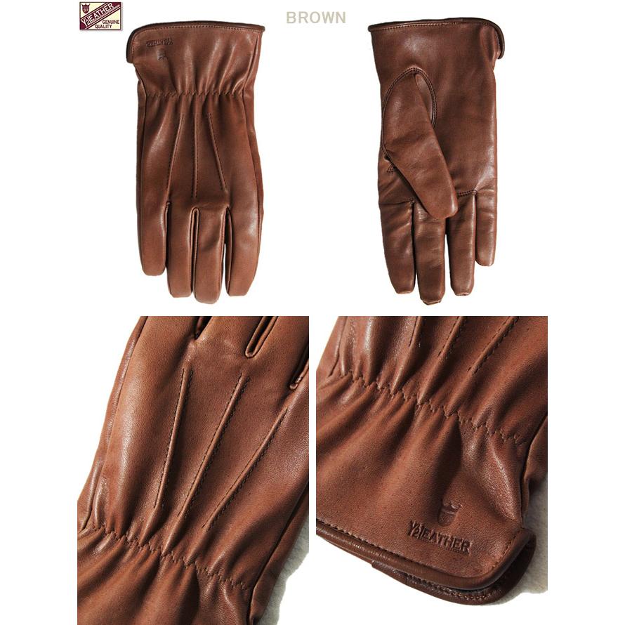 Y'2 LEATHER（ワイツーレザー） MIRACLE PONY SHORT GROVES 馬革 YG-01 再入荷 レザーグローブ 手袋 アメカジ メンズ_1