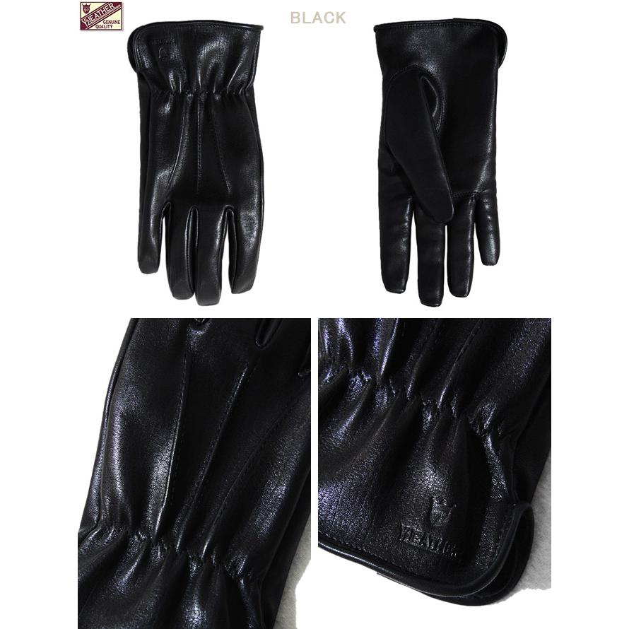 Y'2 LEATHER（ワイツーレザー） MIRACLE PONY SHORT GROVES 馬革 YG-01 再入荷 レザーグローブ 手袋 アメカジ メンズ_2