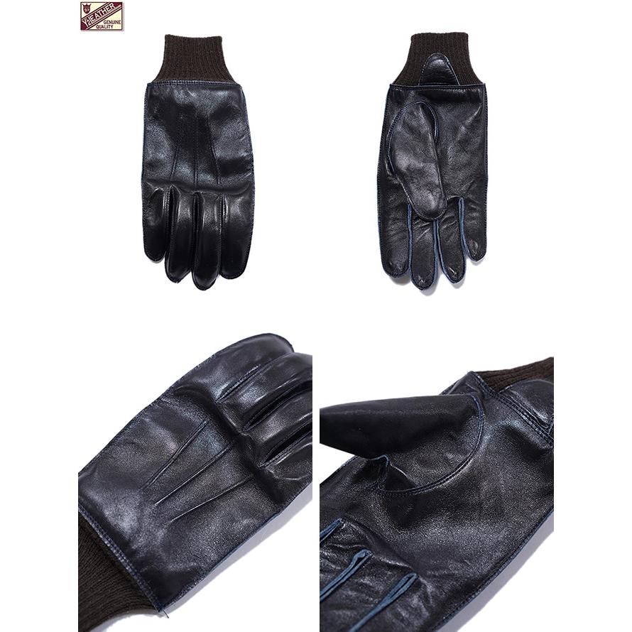 y２レザー　ワイツーレザーグローブ Y'2 LEATHER（ワイツーレザー） YG-04 A-10 GLOVES [ Indigo Horse