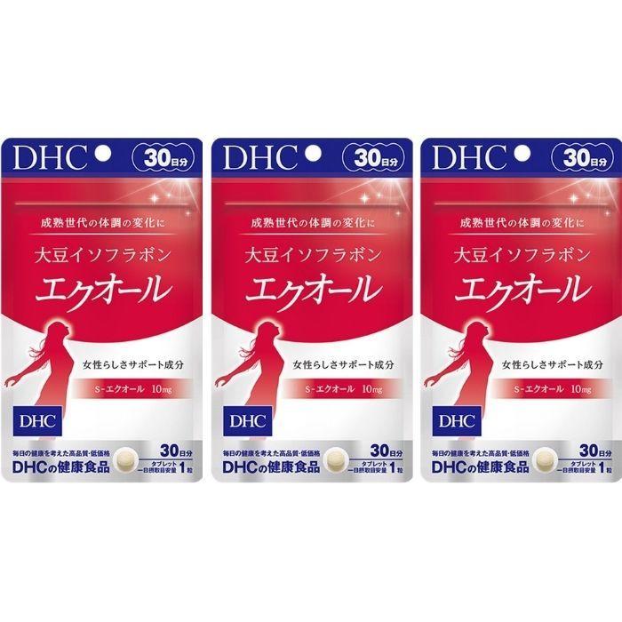 DHC 激安特価品 大豆イソフラボン エクオール 30日分 購買 3個