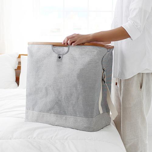 グディ GUDEE ショルダーバッグ ランドリーバッグ コットン 竹 バンブー 大容量 Uroki Carry-all bag Bamboo L GudeeLifeの画像
