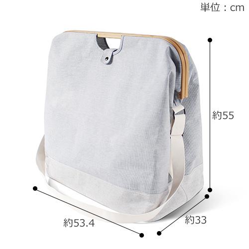 グディ GUDEE ショルダーバッグ ランドリーバッグ コットン 竹 バンブー 大容量 Uroki Carry-all bag Bamboo L GudeeLifeの画像