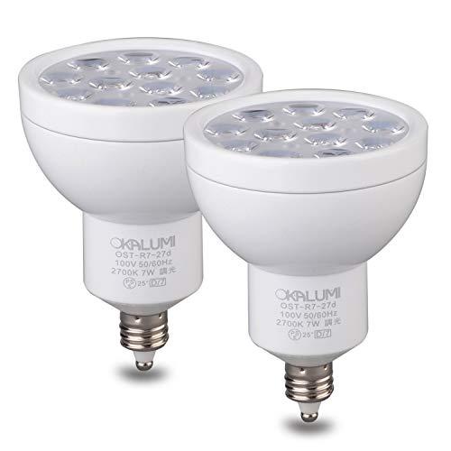 LEDスポットライト E11口金 調光対応 電球色 75w/100w形相当 7W 830lm