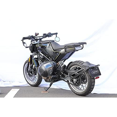 キジマ (kijima) バイク リアキャリア スヴァルトピレン125/250/401 ヴィットピレン401 スチール製マットブラック仕上げ H_7