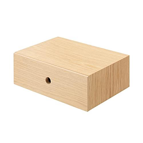 無印良品 木製小物収納1段 約幅25.2x奥行17x高さ8.4cm 82603316 | 