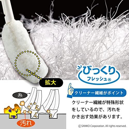サンコー 掃除ブラシ 洗濯機 汚れ落とし ホコリ 洗剤 糸くず フィルターケース 隙間 びっくりフレッシュ 日本製 BA-85 ホワイト 30. |  | 03