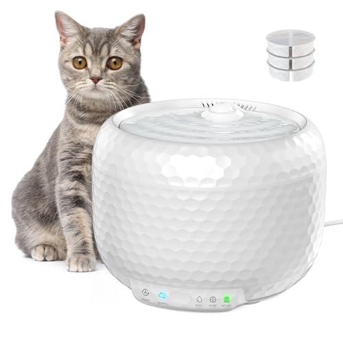 Petsuper 自動給水器 猫 水飲み器 ペット給水器 自動循環式 水量目視