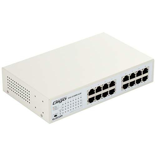 エレコム スイッチングハブ ギガビット 16ポート マグネット付き