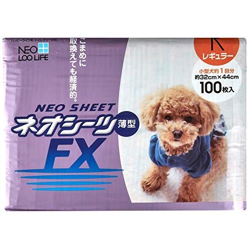 ネオ・ルーライフ ネオシーツ FX ペットシーツ 薄型 レギュラー 100枚入 単品（Yahoo!・luanaショップ1号店）