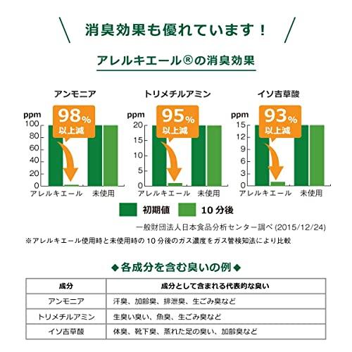 花粉由来・ダニ由来・ペット由来のアレル物質を低減するスプレー アレルキエール 300mL 1本  日本製/花粉/ダニ/ハウスダスト/対策/掃除/｜luana-shop01｜06