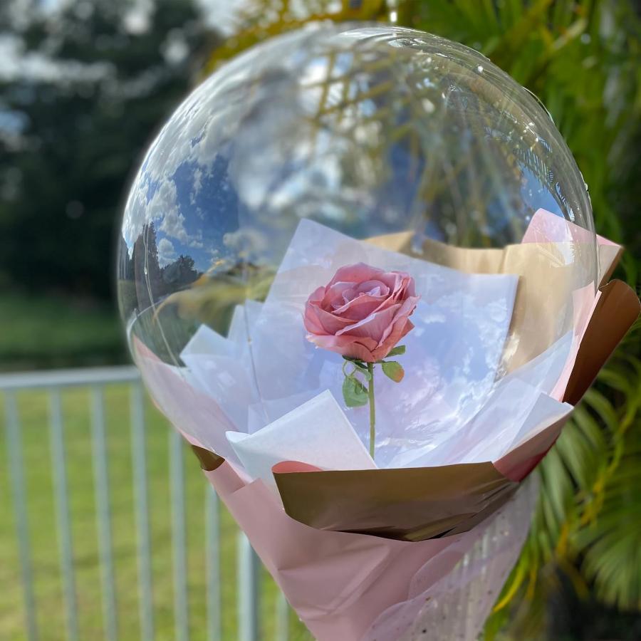 LEISURE CLUB】10個入り 広口 透明バルーン クリアボボボバルーン