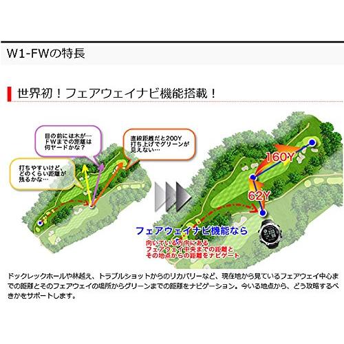 ショットナビ(Shot Navi) ゴルフナビ GPS 腕時計型 ブラック 日本プロゴルフ協会推奨 SN-W1-FW｜luana-shop01｜04