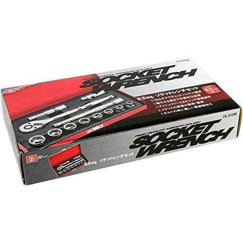 SK11 ソケットレンチセット TS-312M 12PCS 差込角:9.5mm 12点 1セット