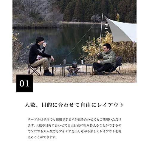 S'more(スモア) 和柄アウトドアテーブル　２枚セット スモア S'more 【S'more / 和柄アウトドアテーブル2枚セット