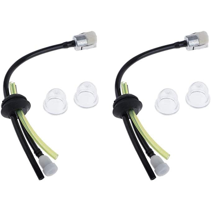 Giratist 草刈機 刈払機 燃料ホースセット グロメット付 草刈払機燃料ホース 燃料フィルター付 刈払機部品 草刈払機燃料ホース（2セット の商品画像