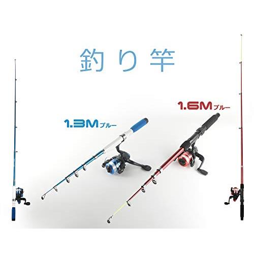 釣りセット 初心者 2本の釣り竿セット フィッシング 海釣りセット