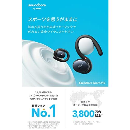 Anker Soundcore Sport X10（ワイヤレスイヤホン Bluetooth 5.2） 完全ワイヤレスイヤホン / 耳掛け / フ｜luana-shop01｜02