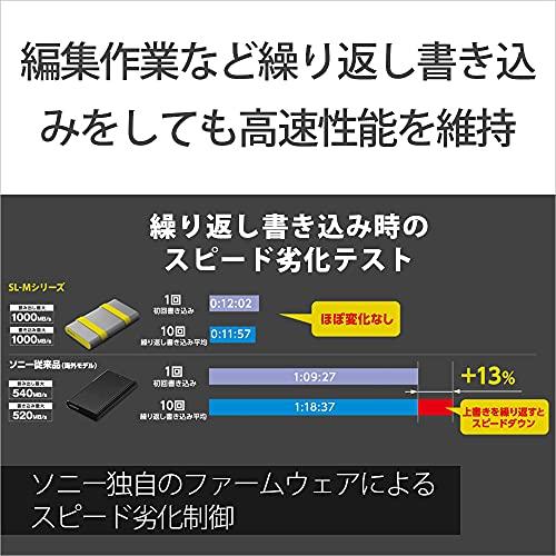 ソニーSONY ポータブルSSD 外付け 2TB ハイスピード 防水防塵 TOUGH タフ仕様 SL-M2 (USB 3.2 Gen 2/読み書｜luana-shop01｜11