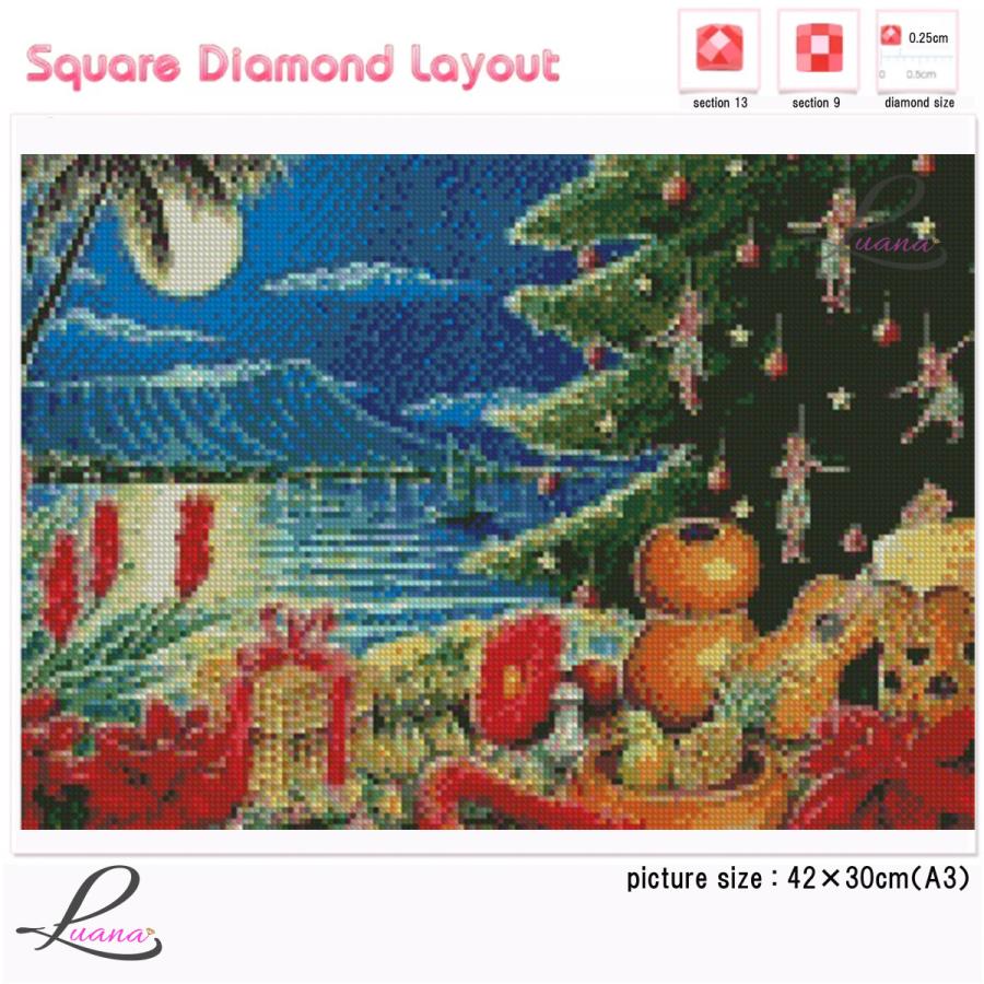 ダイヤモンドアート ダイヤモンドペインティング フラダンス