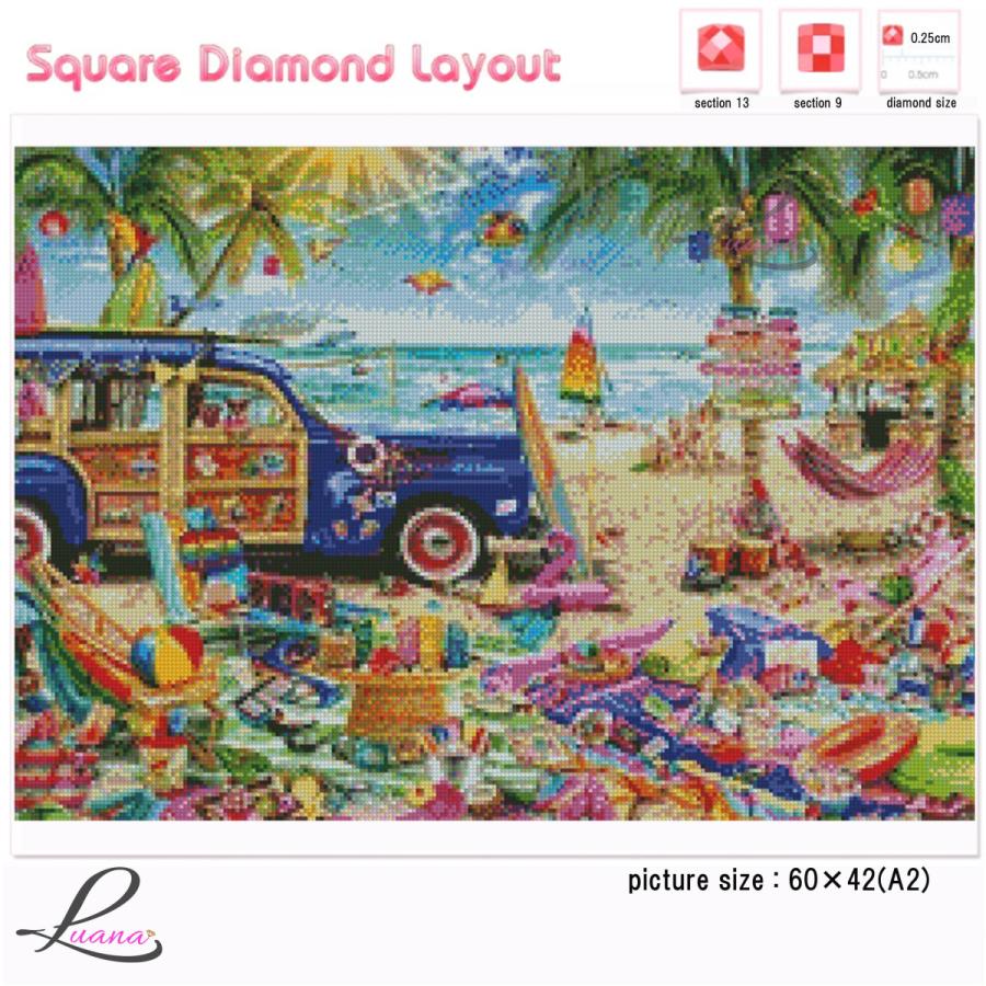 ダイヤモンドアート ダイヤモンドペインティング ハンドメイドキット