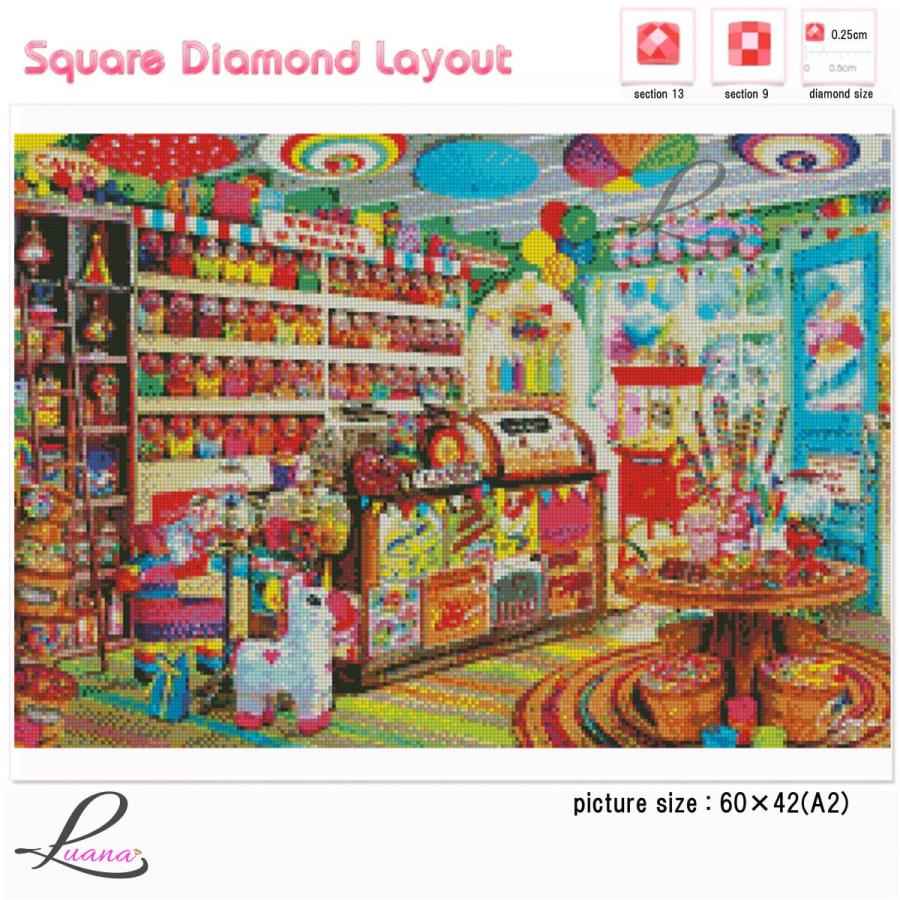 ダイヤモンドアート ダイヤモンドペインティング ハンドメイドキット