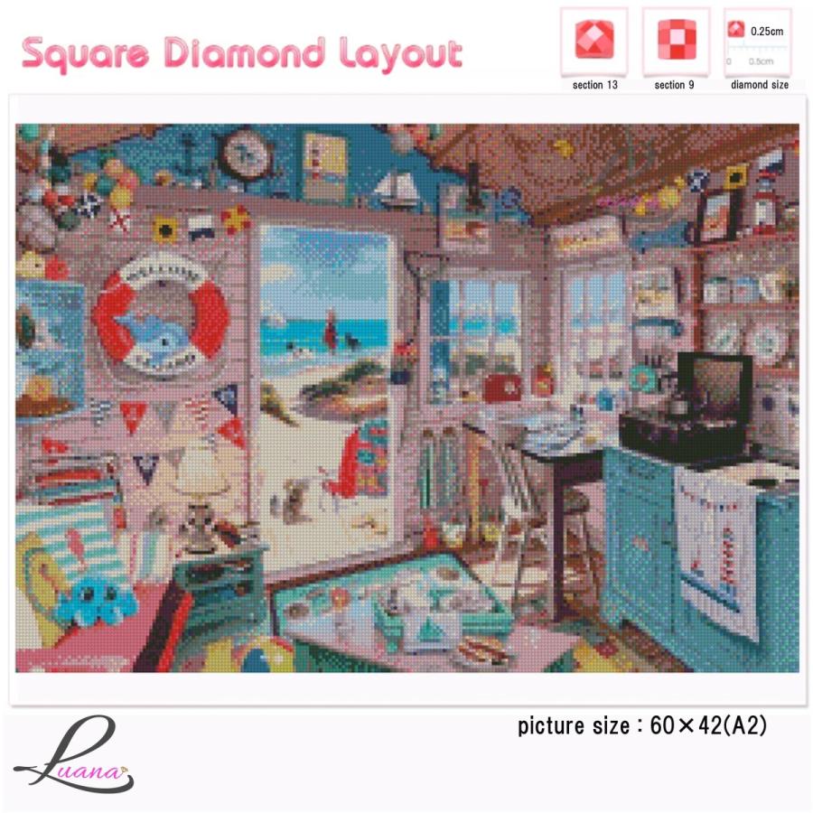 ダイヤモンドアート ダイヤモンドペインティング ハンドメイドキット