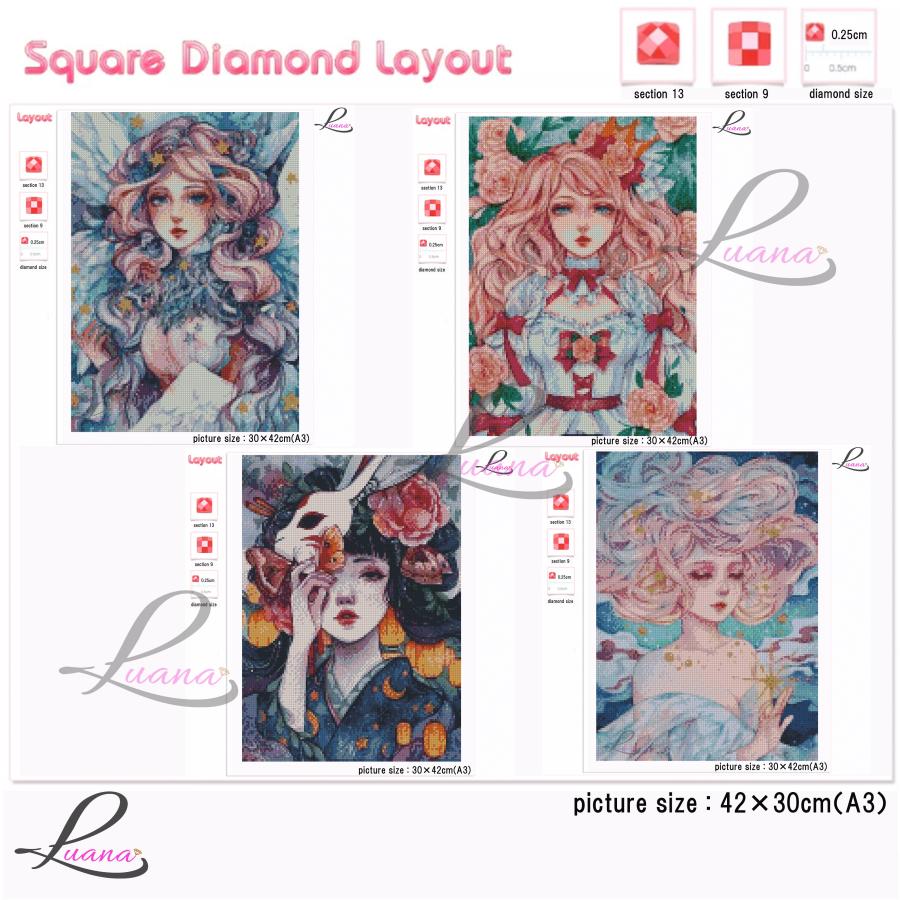 ダイヤモンドアート オーロラビーズ プレゼント 女性 ハンドメイド