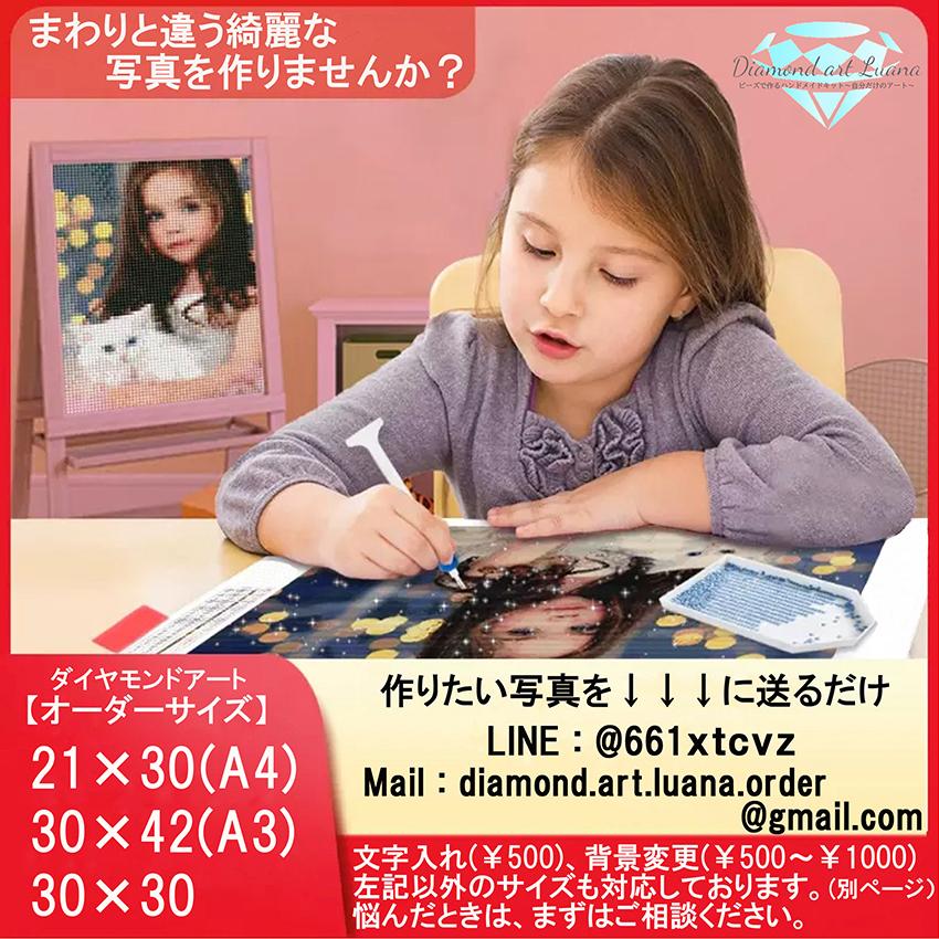 ダイヤモンドアート オーダー フォトカスタム 記念 プレゼント