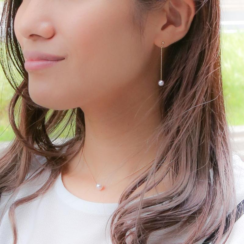 パール ピアス 揺れる 18k ぶら下がり パールピアス 18金 k18 パール ピアス 揺れる 18k ぶら下がり パールピアス 18金 k18