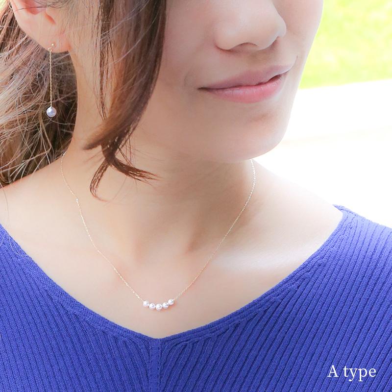 パール ネックレス 一粒 厳選 k18 パールネックレス カジュアル 18金